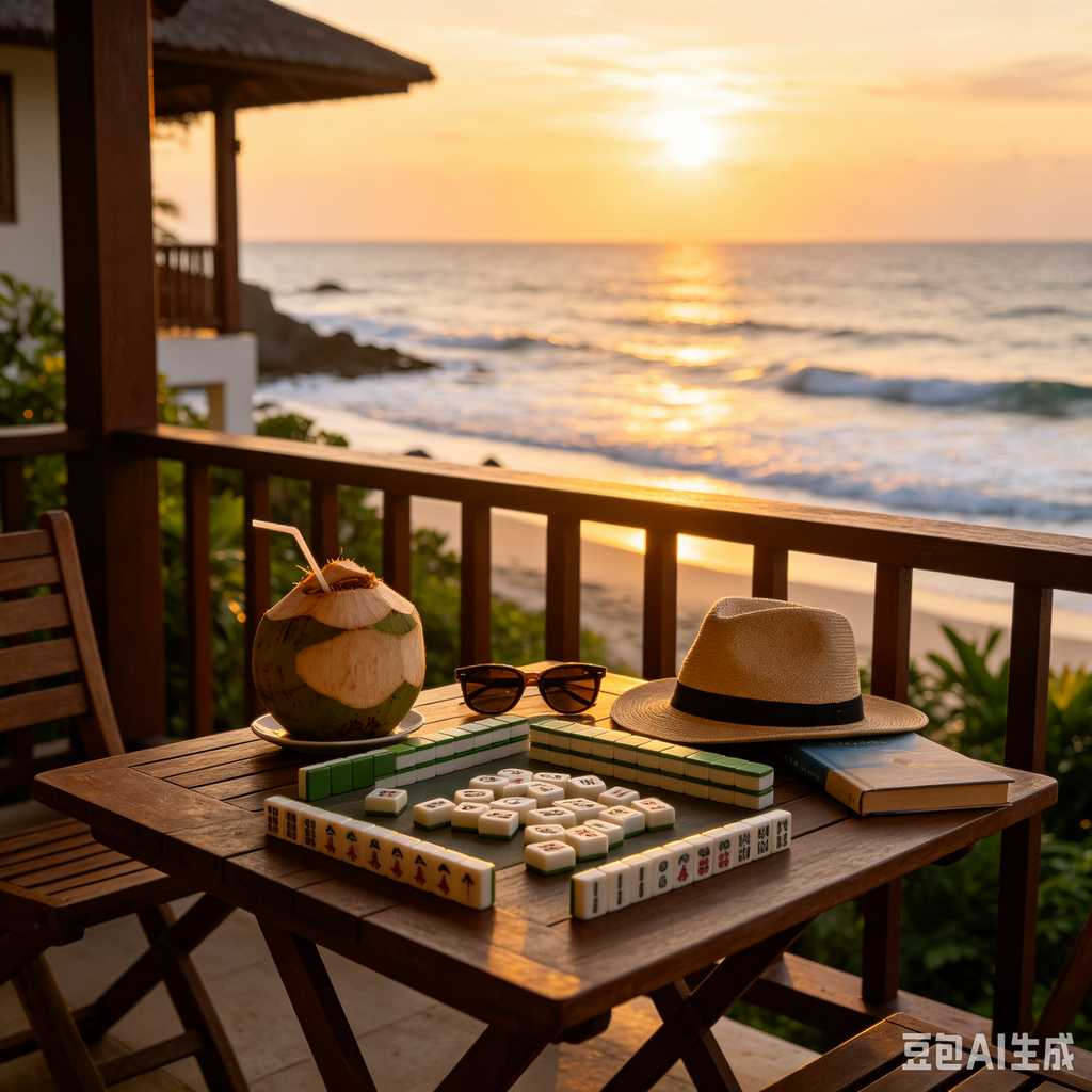transparent acrylic mahjong set