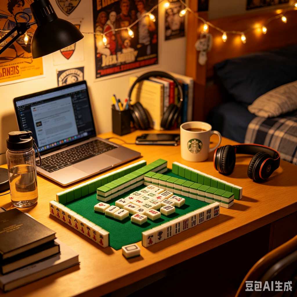 mahjong set with storage case